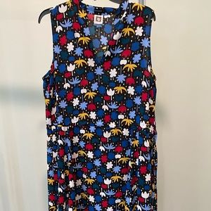 Anne Klein Multicolor Floral Midi Dress